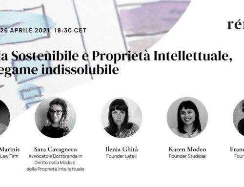 Webinar – Moda Sostenibile e Proprietà Intellettuale, un legame indissolubile